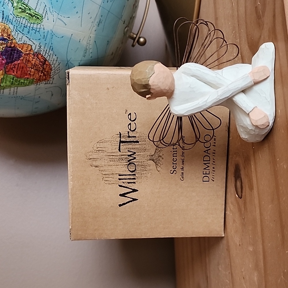 Vintage Willow Tree Serenity Angel